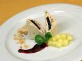 Parfait z foie gras s jablkovm ragout