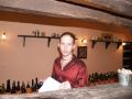 Sommelier Petr HUbek v akci.